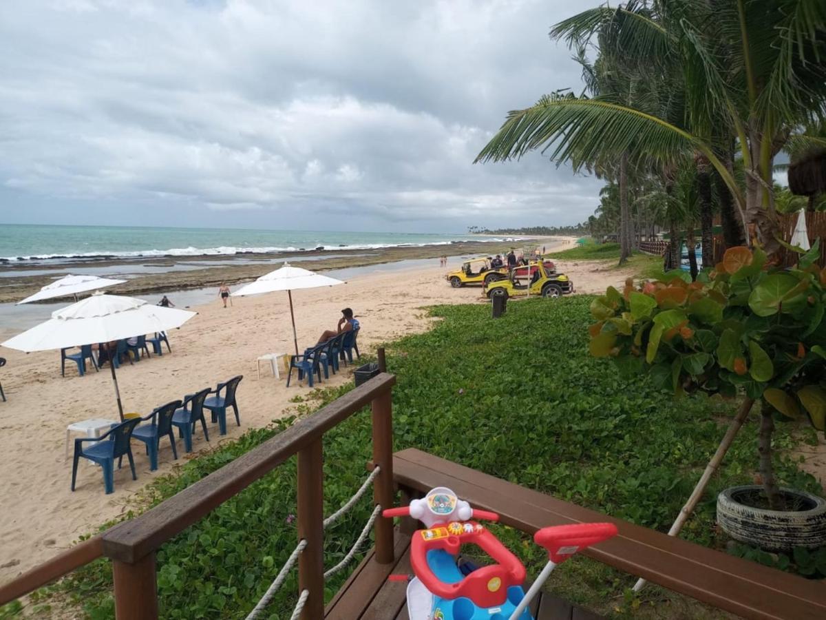 Estudio Marulhos, Varanda Com Vista De Mar E Parque Aquatico, A Beira-Mar Mar De Muro Alto, Com Wi-Fi, Restaurante, Estacionamento E A 10' De Porto De Galinhas Luaran gambar