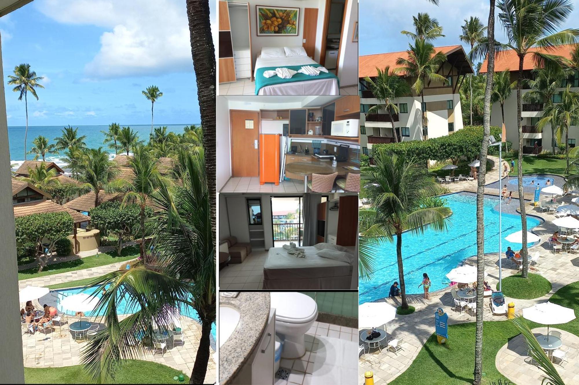 Estudio Marulhos, Varanda Com Vista De Mar E Parque Aquatico, A Beira-Mar Mar De Muro Alto, Com Wi-Fi, Restaurante, Estacionamento E A 10' De Porto De Galinhas Luaran gambar